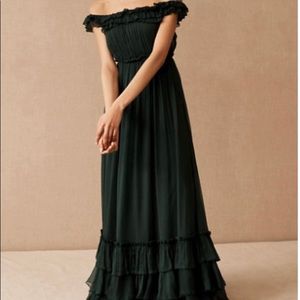 BHLDN Antoinette Dress Green